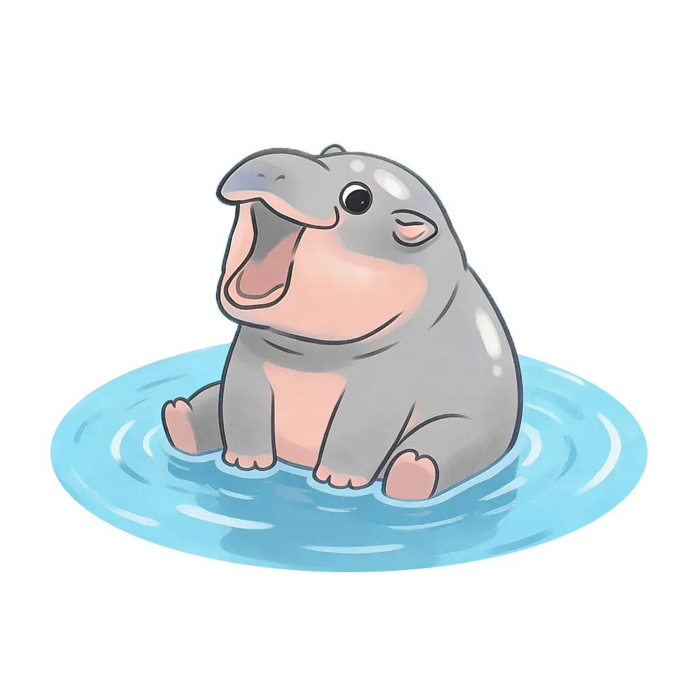 MooDang sitting in water